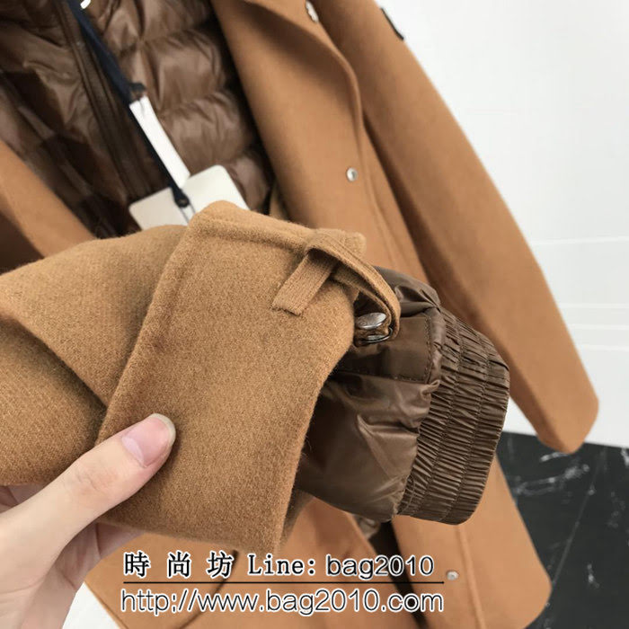 MONCLER蒙口 兩件套 毛呢大衣羽絨 奢華典範 Moncler羽皇可脫卸羽絨羊毛大衣 男女同款 ydi2041